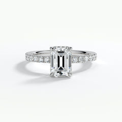 9ct White Gold 1.50ct Emerald Cut Halo Cluster Laboratory Grown Diamond Engagement Ring (Copy) (Copy) (Copy) (Copy) (Copy)
