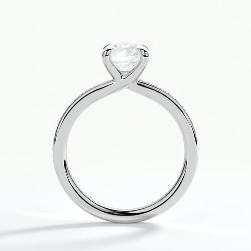 9ct White Gold 1.50ct Brilliant Cut Laboratory Grown Diamond Engagement Ring
