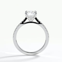 9ct White Gold 1.50ct Brilliant Cut Laboratory Grown Diamond Engagement Ring