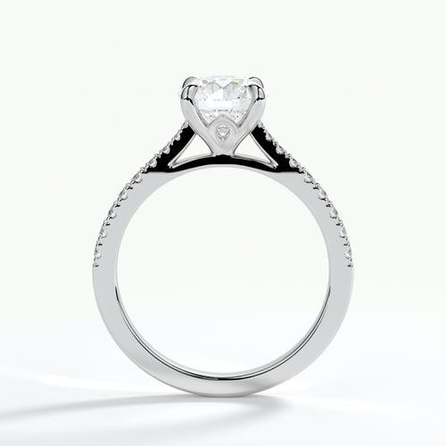 9ct White Gold 1.50ct Brilliant Cut Laboratory Grown Diamond Engagement Ring