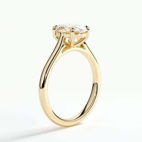 9ct Yellow Gold 1.50ct Oval Brilliant Cut Laboratory Grown Diamond Engagement Ring (Copy)