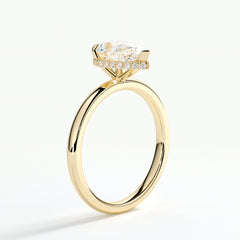 9ct Yellow Gold 1.50ct Pear Cut Laboratory Grown Diamond Engagement Ring