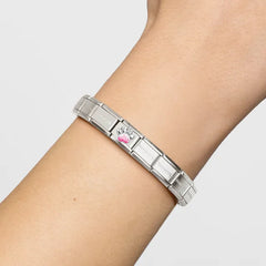 Nomination Pink Paw Print Charm