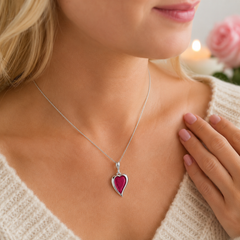 Maci Memories Sterling Silver Ashes Memorial Pendant