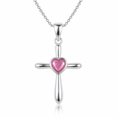 Maci Memories Sterling Silver Ashes Cross And Chain