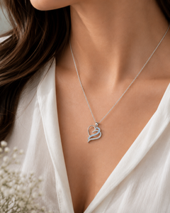 Maci Memories Cz Heart Ashes Pendant