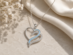 Maci Memories Cz Heart Ashes Pendant