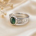 Maci Memories Gents Sterling Silver Celtic Style Ashes Ring