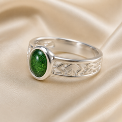 Maci Memories Gents Sterling Silver Celtic Style Ashes Ring