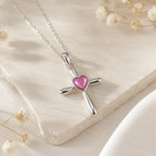 Maci Memories Sterling Silver Ashes Cross And Chain