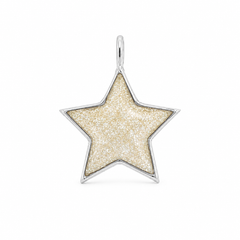 Maci Memories Sterling Silver Star, Ashes Memorial Necklace