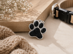 Sterling Silver Ashes Paw Print Memorial Pendant