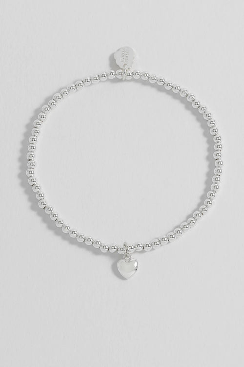 Estella Bartlett "With Love" Sienna Puffy Heart Bracelet