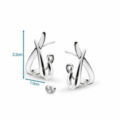 Kit Heath Entwine Twine Twist Hoop Earrings