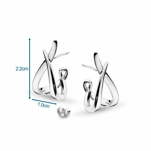 Kit Heath Entwine Twine Twist Hoop Earrings