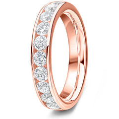 1.00ct 9ct gold Diamond Channel Set Wedding Ring