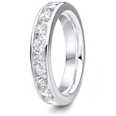 1.50ct 9ct gold Diamond Channel Set Wedding Ring