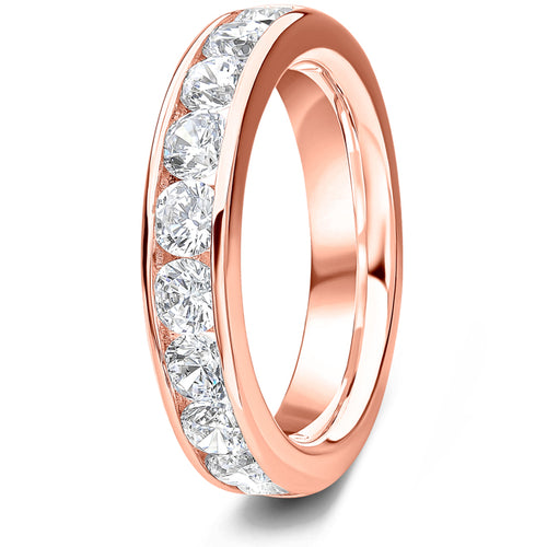 1.50ct 9ct gold Diamond Channel Set Wedding Ring