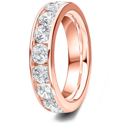 2.00ct 9ct gold Diamond Channel Set Wedding Ring