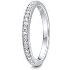 0.20ct 9ct gold Diamond Milgrain Channel Set Wedding Ring