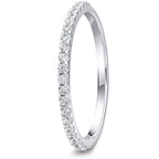 0.20ct 9ct Gold Diamond Mini Claw Set Wedding Ring