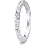 0.50ct 9ct Gold Diamond Mini Claw Set Wedding Ring