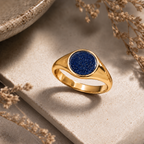 9ct Gold Ashes Memorial Ring - Choose your Metal Choose your Gem Colour