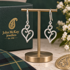 Limited-edition Heritage Collection Paisley Heart Drop Earrings