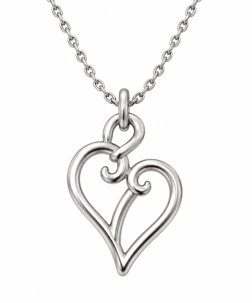 Limited-edition Heritage Collection Paisley Heart Necklace