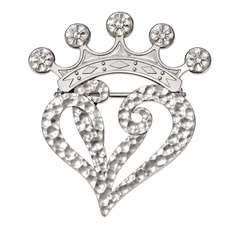 Limited-edition Paisley Heart Luckenbooth Brooch