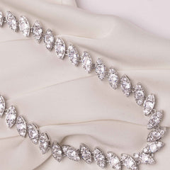 Iris Marquise Collar Crystal Bridal Necklace