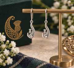 Limited-edition Heritage Collection Paisley Thistle Drop Earrings