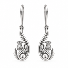 Limited-edition Heritage Collection Paisley Thistle Drop Earrings