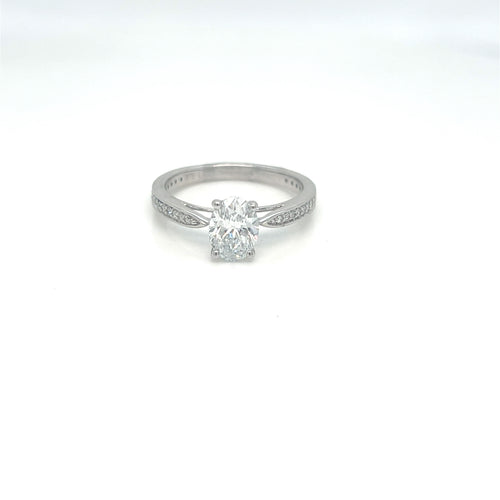 9ct white gold certified 1.19ct Lab-grown Diamond ring
