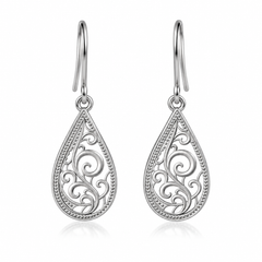 Limited-edition Heritage Collection Paisley Filigree Earrings