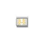 Nomination Composable Link gold Brothers Charm