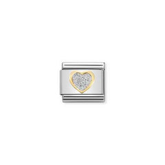 Nomination Glitter Heart Charm