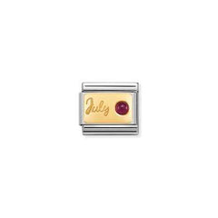 Nomination Birthstone Charms In yellow gold January - December