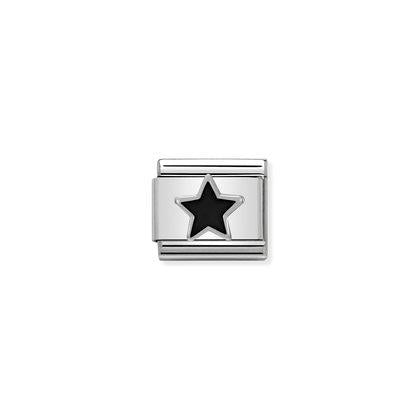 Nomination Black Star Charm