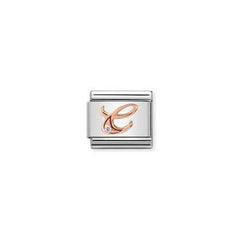 Nomination Letter Charms A-Z In Rose Gold