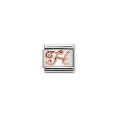 Nomination Letter Charms A-Z In Rose Gold