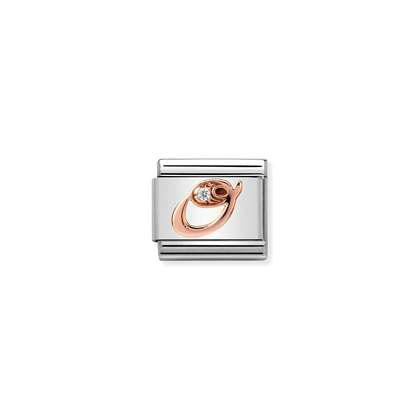 Nomination Letter Charms A-Z In Rose Gold