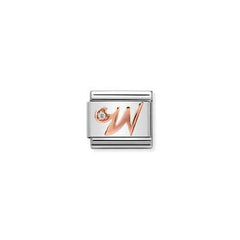 Nomination Letter Charms A-Z In Rose Gold