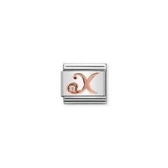 Nomination Letter Charms A-Z In Rose Gold
