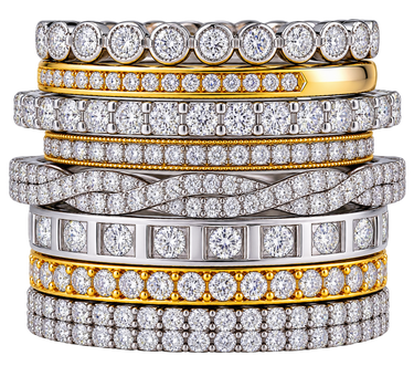 Ladies Diamond Wedding Rings