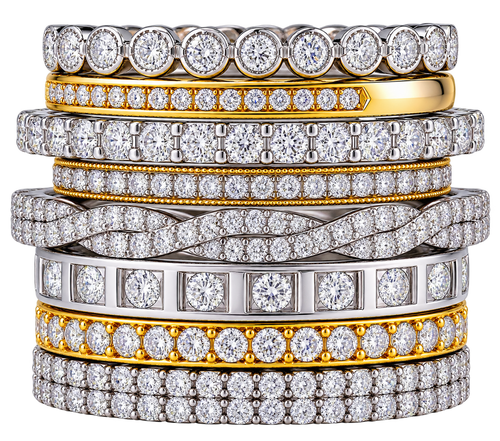 Ladies Diamond Wedding Rings
