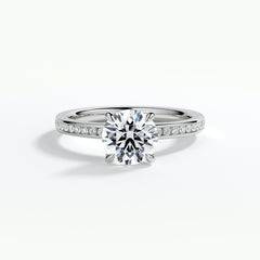 9ct White Gold 1.50ct Brilliant Cut Laboratory Grown Diamond Engagement Ring