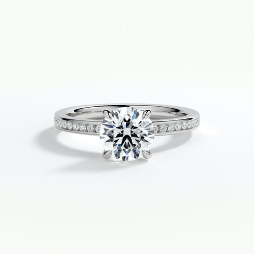 9ct White Gold 1.50ct Brilliant Cut Laboratory Grown Diamond Engagement Ring