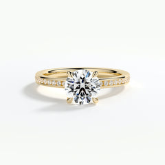 9ct Yellow Gold 1.50ct Brilliant Cut Laboratory Grown Diamond Engagement Ring