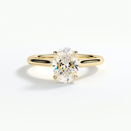 9ct Yellow Gold 1.50ct Oval Brilliant Cut Laboratory Grown Diamond Engagement Ring (Copy)